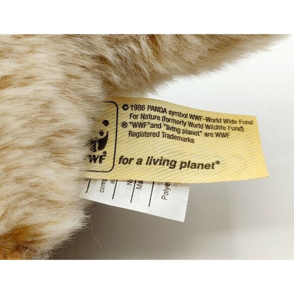 WWF World Wildlife Fund River Otter Plush Stuffed Animal Toy 1986 Vintage  New - Picture 7 of 7